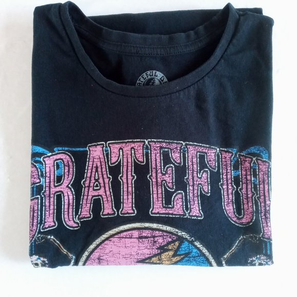 Grateful Dead dancing skeleton black band Tee Size Medium - Picture 7 of 7